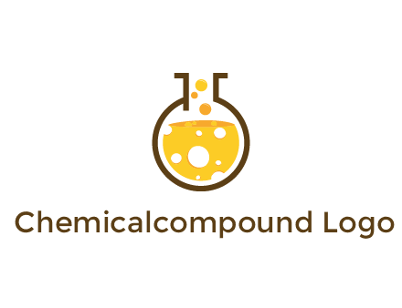 drink bubbling in flask logo