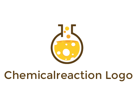 drink bubbling in flask logo