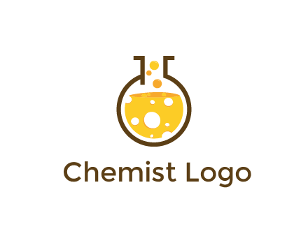 drink bubbling in flask logo