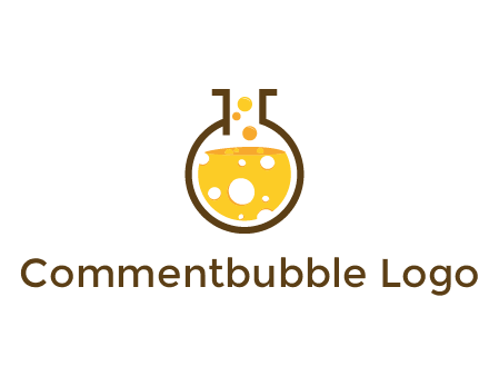 drink bubbling in flask logo