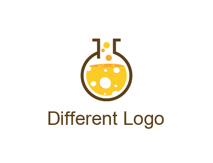 drink bubbling in flask logo