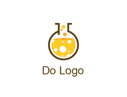 drink bubbling in flask logo