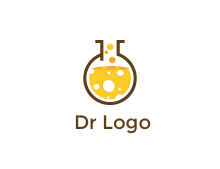 drink bubbling in flask logo