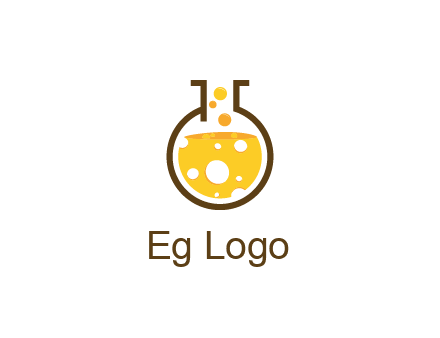 drink bubbling in flask logo