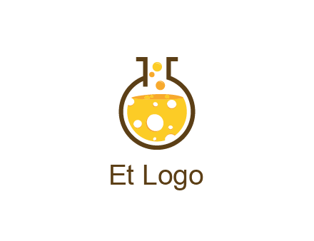 drink bubbling in flask logo