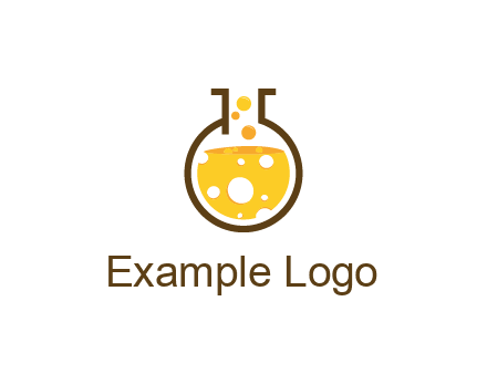 drink bubbling in flask logo
