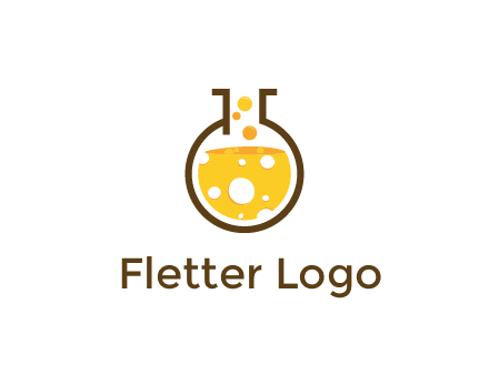 drink bubbling in flask logo