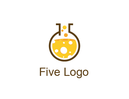 drink bubbling in flask logo