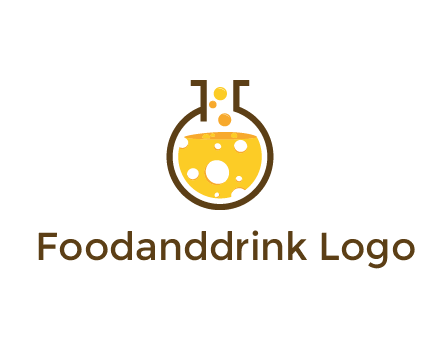 drink bubbling in flask logo