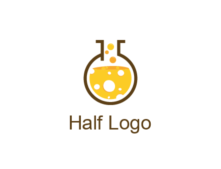 drink bubbling in flask logo