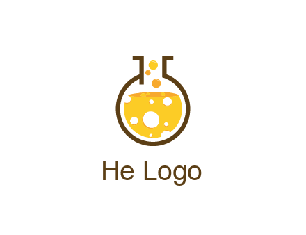 drink bubbling in flask logo