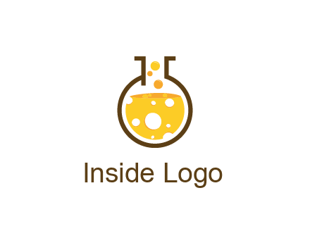 drink bubbling in flask logo