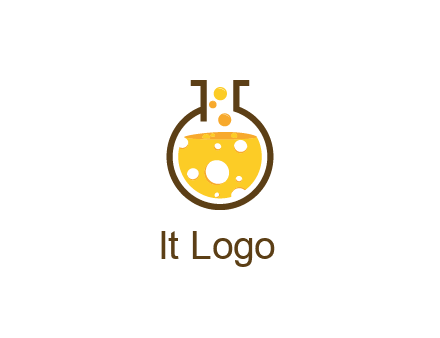 drink bubbling in flask logo