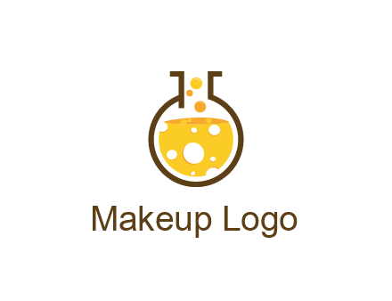 drink bubbling in flask logo