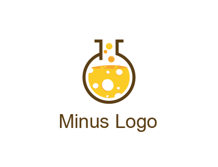 drink bubbling in flask logo