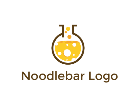 drink bubbling in flask logo