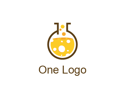 drink bubbling in flask logo