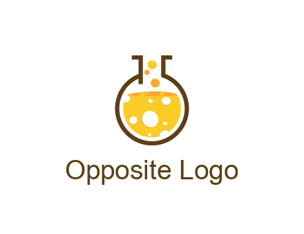 drink bubbling in flask logo