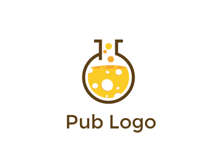 drink bubbling in flask logo