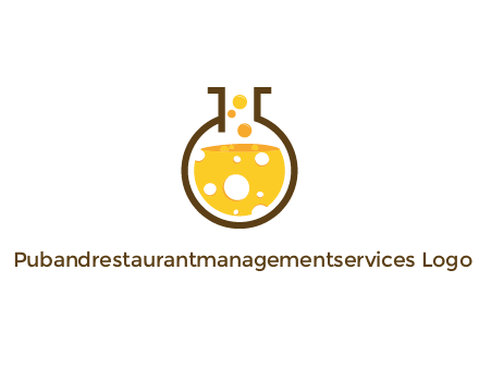 drink bubbling in flask logo