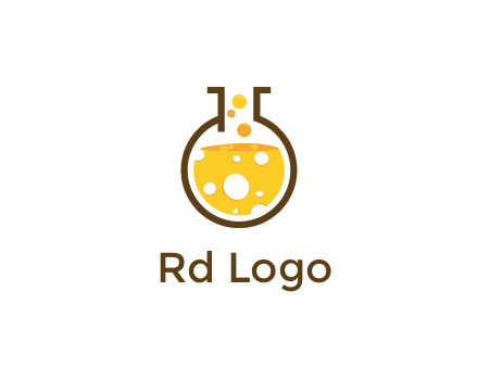 drink bubbling in flask logo