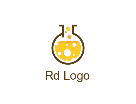 drink bubbling in flask logo