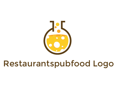 drink bubbling in flask logo