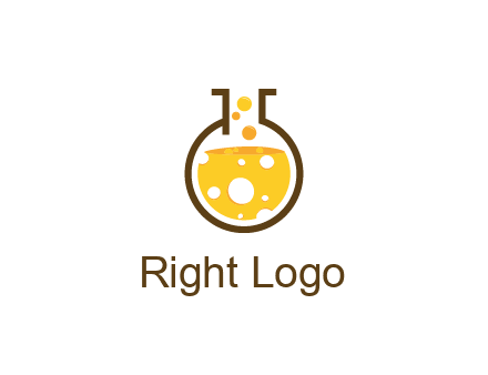 drink bubbling in flask logo