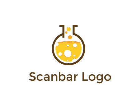 drink bubbling in flask logo
