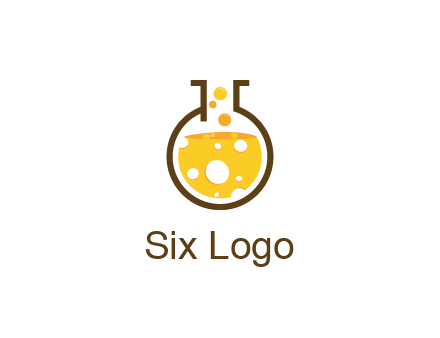 drink bubbling in flask logo