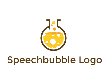 drink bubbling in flask logo