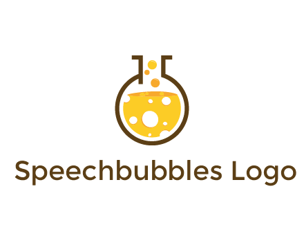 drink bubbling in flask logo