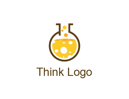 drink bubbling in flask logo