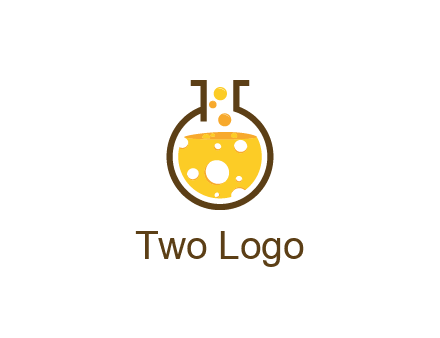 drink bubbling in flask logo