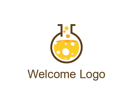 drink bubbling in flask logo