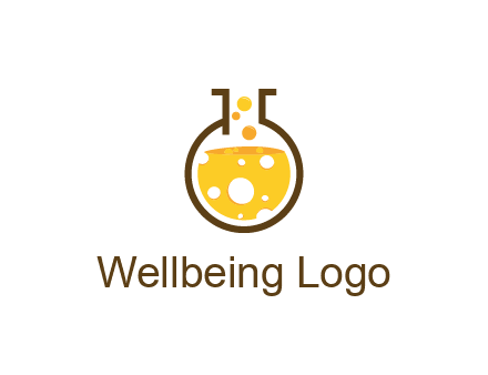 drink bubbling in flask logo