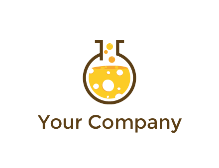 drink bubbling in flask logo