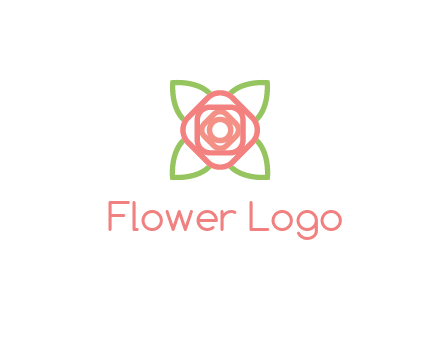 rose icon for a floral logo