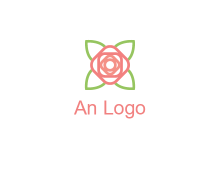 rose icon for a floral logo