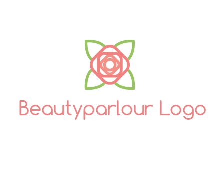 rose icon for a floral logo