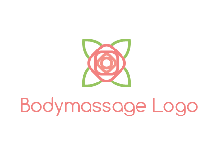 rose icon for a floral logo