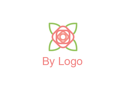 rose icon for a floral logo