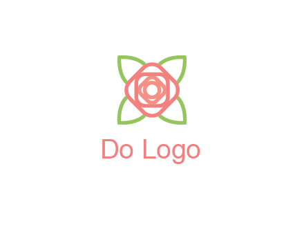 rose icon for a floral logo