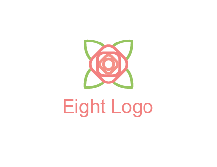 rose icon for a floral logo