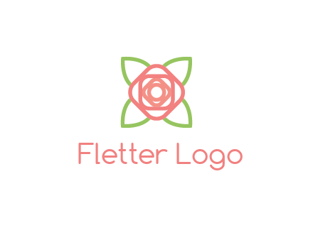 rose icon for a floral logo
