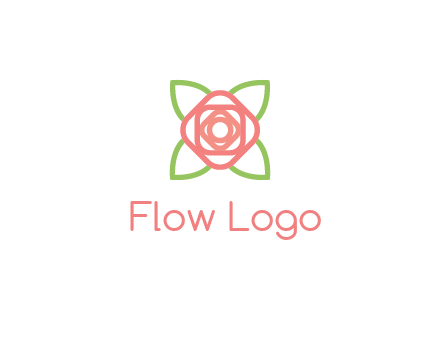 rose icon for a floral logo