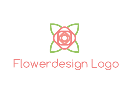 rose icon for a floral logo