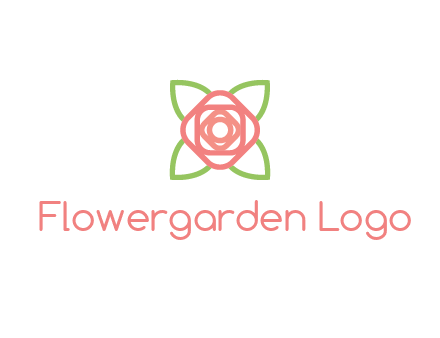 rose icon for a floral logo