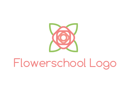 rose icon for a floral logo