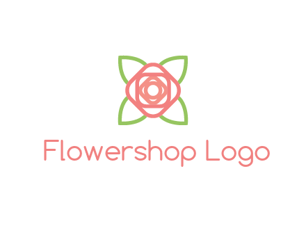 rose icon for a floral logo